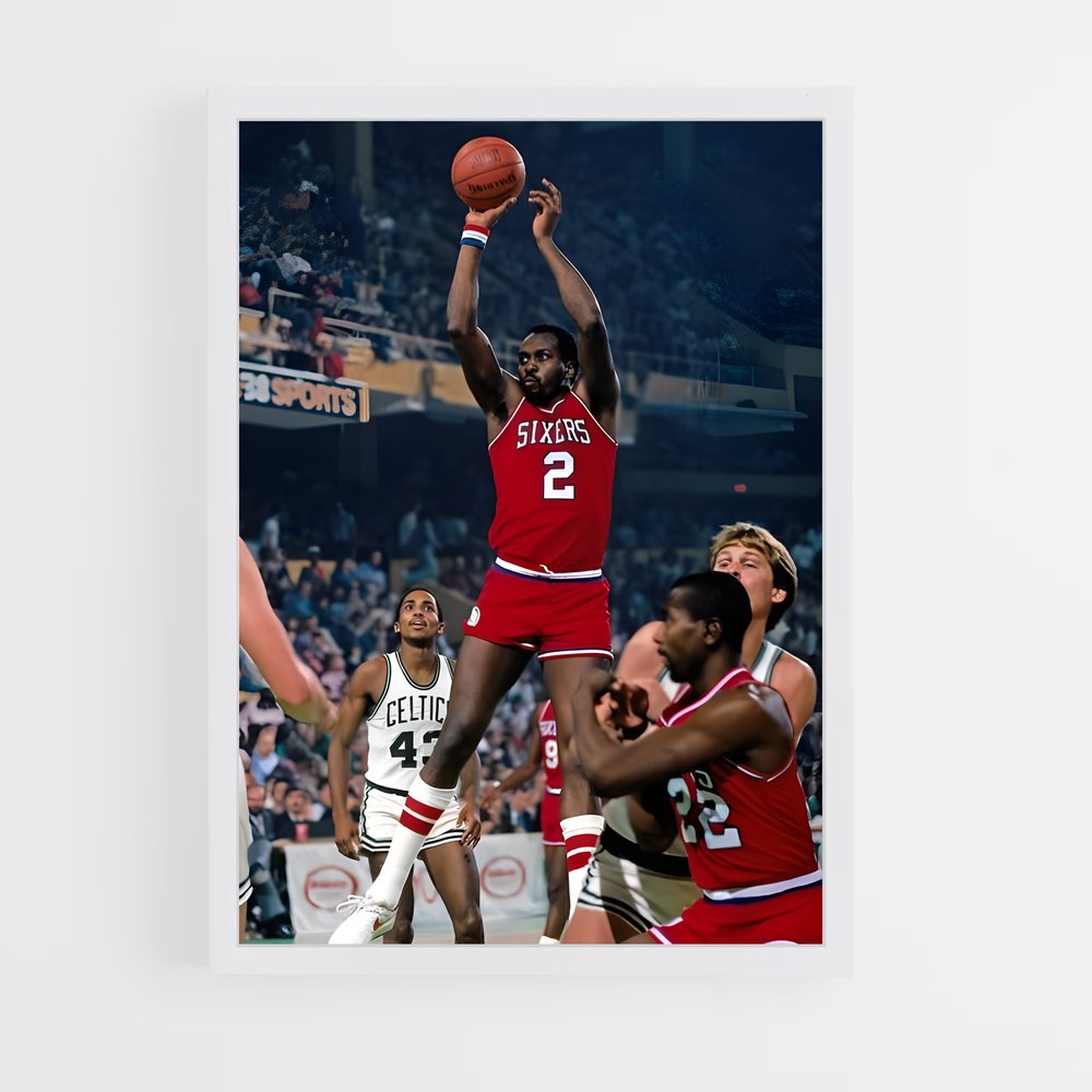 Poster Moses de malone – affiche Basketball (vue 3)